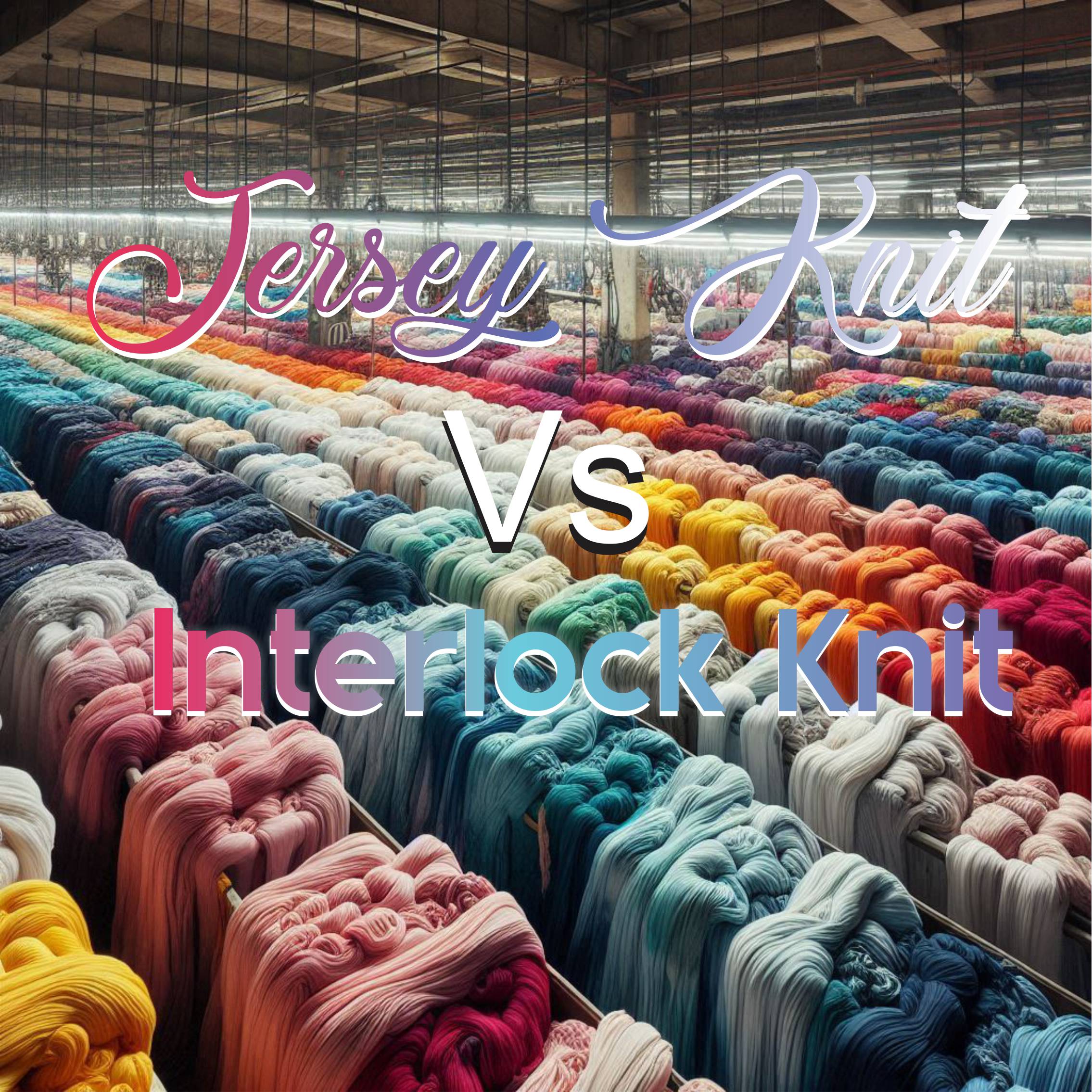 DỆT JERSEY VS DỆT INTERLOCK: Lựa chọn nào phù hợp cho các sản phẩm may mặc?